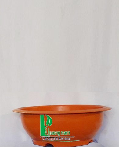 Chậu nhựa tròn 66 x 28 cm (cam)